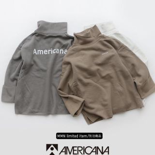 アメリカーナ(AMERICANA)のアメリカーナ 裏起毛 オーバーサイズ ハイネック トレーナー 19AW 別注(トレーナー/スウェット)