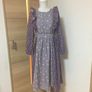 アクシーズファム(axes femme)の美品♡アクシーズファム 小花柄ワンピース(ロングワンピース/マキシワンピース)