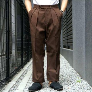 コモリ(COMOLI)のNEAT TOKYO cotton karsey wide サイズ46未使用(スラックス)