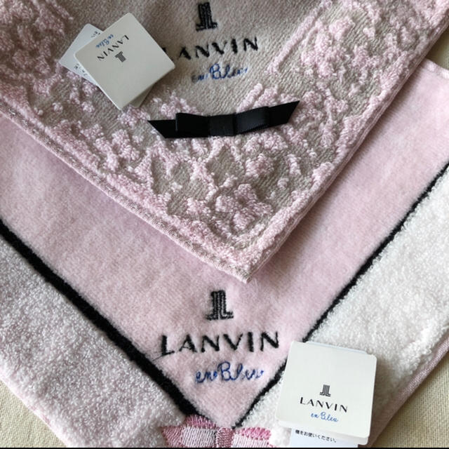 LANVIN en Bleu(ランバンオンブルー)の新品🎀LANVIN en Bleu ミニタオルセット レディースのファッション小物(ハンカチ)の商品写真