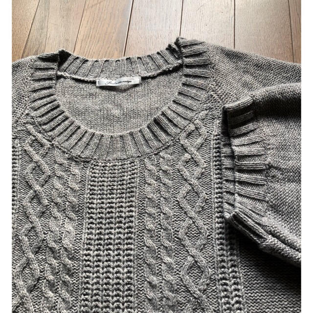 pual ce cin(ピュアルセシン)のpual ce cin  編み目が綺麗なアルパカ混セーター レディースのトップス(ニット/セーター)の商品写真