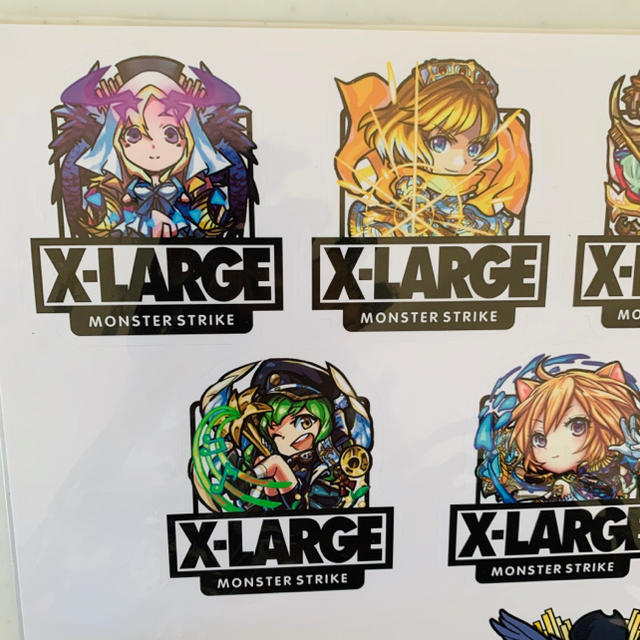 XLARGE(エクストララージ)の新品 エクストララージ モンスト コラボ ステッカー モンスターストライク エンタメ/ホビーのアニメグッズ(その他)の商品写真