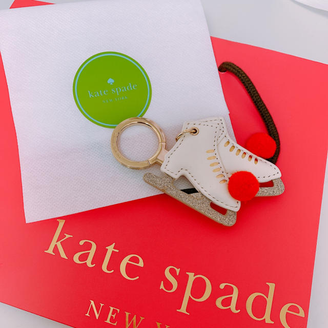 kate spade new york(ケイトスペードニューヨーク)のケイトスペード　チャーム　バック ハンドメイドのファッション小物(バッグチャーム)の商品写真