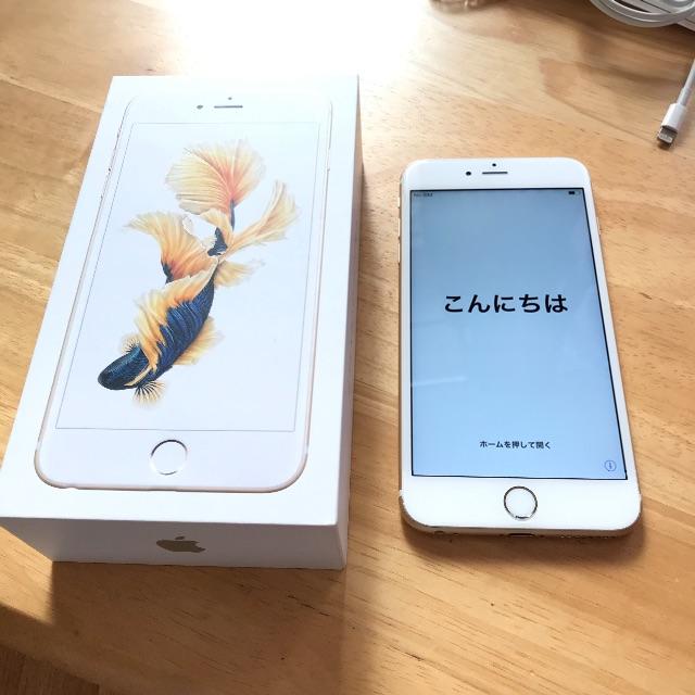 スマホ/家電/カメラiPhone6s plus 64GB ゴールド