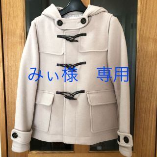 ビームス(BEAMS)のみぃ様専用　BEAMS ショートダッフルコート今季ものライトベージュM〜Ｌサイズ(ダッフルコート)