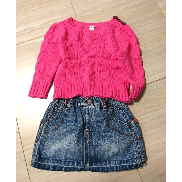 Old Navy(オールドネイビー)のOLD NAVY セーター90 キッズ/ベビー/マタニティのキッズ服女の子用(90cm~)(ニット)の商品写真