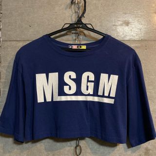 エムエスジイエム(MSGM)の（MSGM）ショート丈ロゴTシャツ　レディース(Tシャツ(半袖/袖なし))