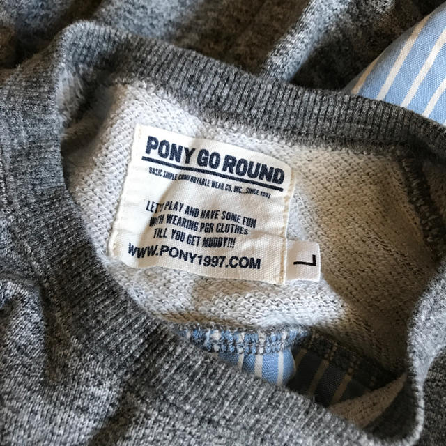 PONY GO ROUND(ポニーゴーラウンド)のイケダンさん専用☆PONY GO ROUND トレーナー L120cm キッズ/ベビー/マタニティのキッズ服女の子用(90cm~)(Tシャツ/カットソー)の商品写真