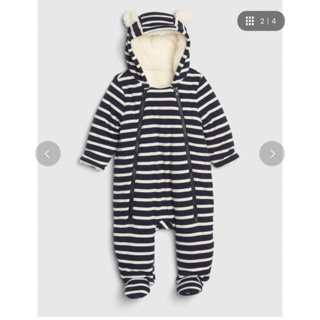 babyGAP(ベビーギャップ)のbabygap ボディオール　カバーオール キッズ/ベビー/マタニティのベビー服(~85cm)(カバーオール)の商品写真