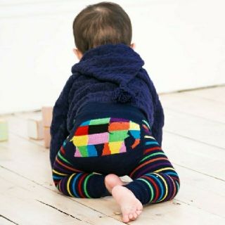 プチバトー(PETIT BATEAU)のjojo maman bebe ぞうのエルマー レギンス 6-12m(パンツ)