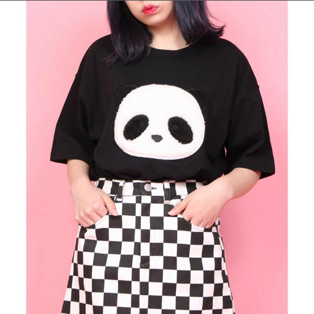 WEGO(ウィゴー)のパンダ🐼ビッグTシャツ レディースのトップス(Tシャツ(半袖/袖なし))の商品写真