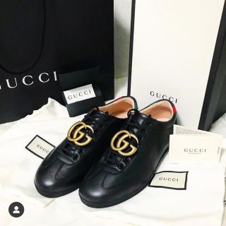 グッチ(Gucci)のGUCCI ローカットスニーカー　GGマーモント(スニーカー)