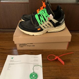 オフホワイト(OFF-WHITE)のOFF WHITE NIKE AIR PRESTO 28cm(スニーカー)