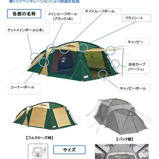 Coleman - コールマンラウンドスクリーン2ルームハウスの通販 by え