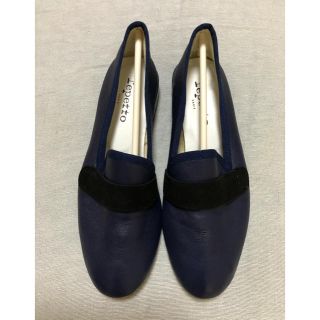 レペット(repetto)のレペット　マイケル　ローファー ネイビー37.5(ローファー/革靴)