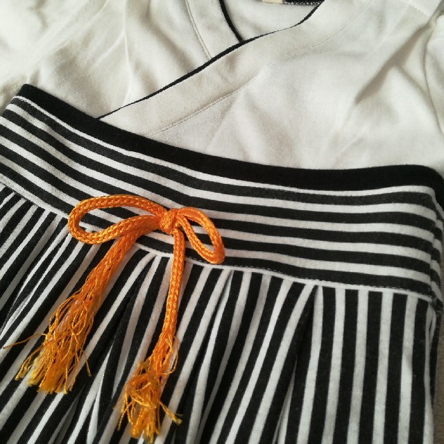 袴ロンパース　80サイズ キッズ/ベビー/マタニティのベビー服(~85cm)(和服/着物)の商品写真