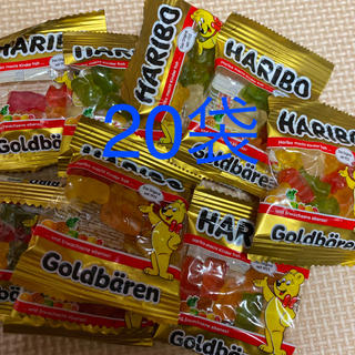 ゴールデンベア(Golden Bear)のハリボー ミニゴールドベア 20袋(菓子/デザート)