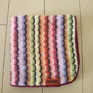 ミッソーニ(MISSONI)の【未使用】MISSONI プチタオル(ハンカチ)