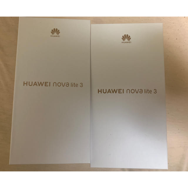 HUAWEI nova lite 3 ブラック 新品 2台