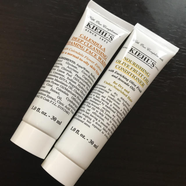 Kiehl's(キールズ)のキールズ KIEHL'S クレンジング　ヘアコンディショナー　試供品 コスメ/美容のキット/セット(サンプル/トライアルキット)の商品写真