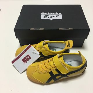 オニツカタイガー(Onitsuka Tiger)の週末限定値下げ☆ 新品 オニツカタイガー 17cm スニーカー イエロー(スニーカー)