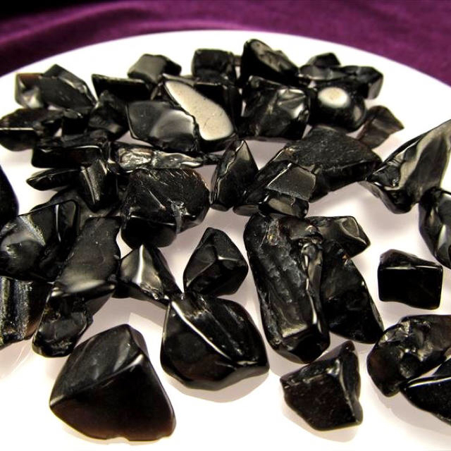 ★限定再入荷★希少チベット産♢破邪の石【200g天然黒水晶モリオンさざれ】❤️