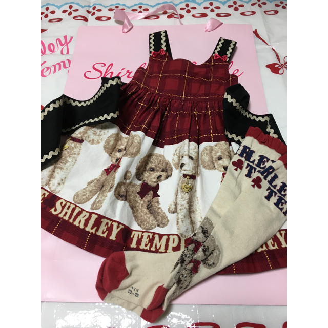 阪急限定　プードルジャンスカ＆ソックスキッズ服女の子用(90cm~)