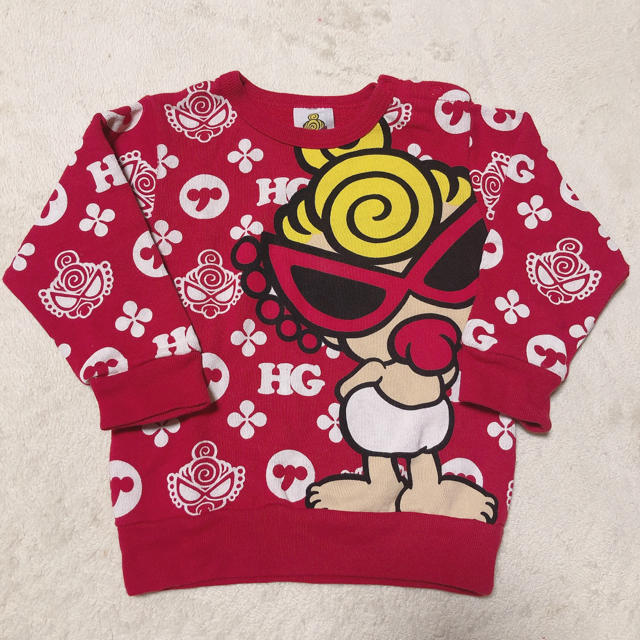 HYSTERIC MINI(ヒステリックミニ)のヒスミニ♡モノグラム総柄トレーナー キッズ/ベビー/マタニティのベビー服(~85cm)(トレーナー)の商品写真