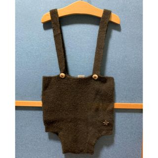 ザラキッズ(ZARA KIDS)のかぼちゃサロペット　9〜12month(パンツ)