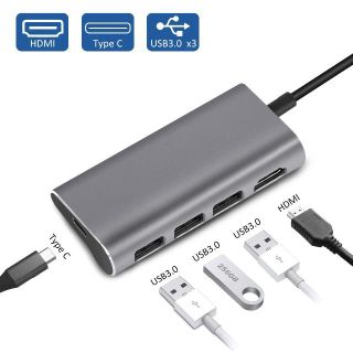 USB Cハブ Type-c HUB PD充電 HDMI出力 MacBook(PC周辺機器)