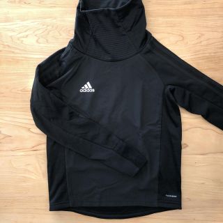 アディダス(adidas)の新品☆キッズ CLIMAWARM☆ジャージ トップス☆130㎝ ブラック(Tシャツ/カットソー)