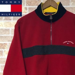 トミーヒルフィガー(TOMMY HILFIGER)の【TOMMY HILFIGER】 フリース ハーフジップ ロゴマーク Lサイズ(その他)