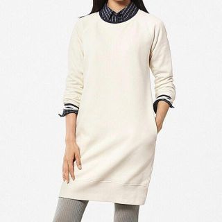 ユニクロ(UNIQLO)のスウェットワンピース(ひざ丈ワンピース)