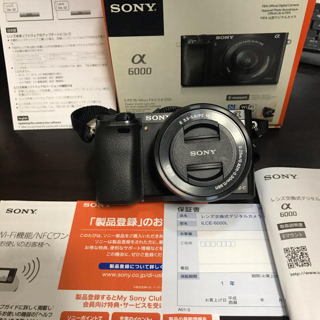 SONY(ソニー)のcopee様専用　SONY α6000 ILCE-6000Lパワーズームレンズキ スマホ/家電/カメラのカメラ(ミラーレス一眼)の商品写真