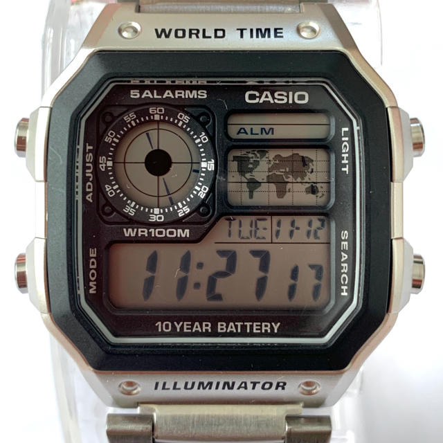 CASIO(カシオ)のCASIO/カシオスタンダード/シルバー//AE-1200WH/腕時計/美品 メンズの時計(腕時計(デジタル))の商品写真