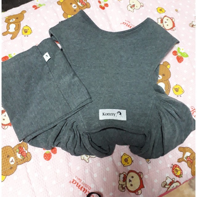 お値下げ☆コニー 抱っこ紐 L グレー 美品 fMmrznihNH, 外出/移動用品