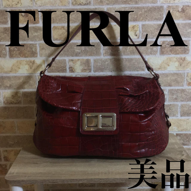 Furla フルラ トートバッグ ボルドー レザー