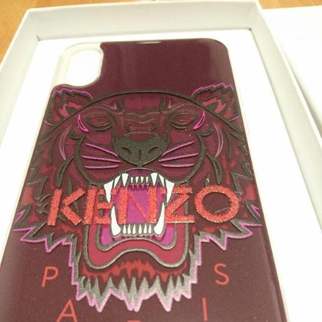 KENZO(ケンゾー)の◆新品◆ 【ケンゾー】iPhone XS/Xケース　バーガンディ スマホ/家電/カメラのスマホアクセサリー(iPhoneケース)の商品写真