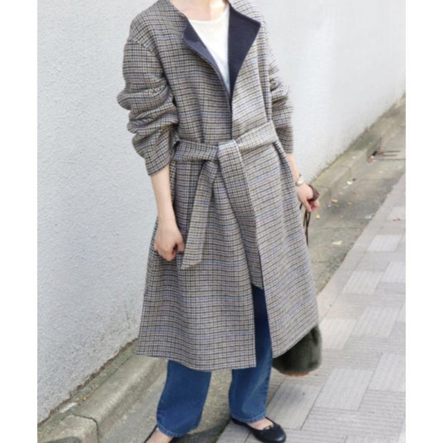 SLOBE IENA(スローブイエナ)のIENA☆ウールリバーシブルコート レディースのスカート(ひざ丈スカート)の商品写真