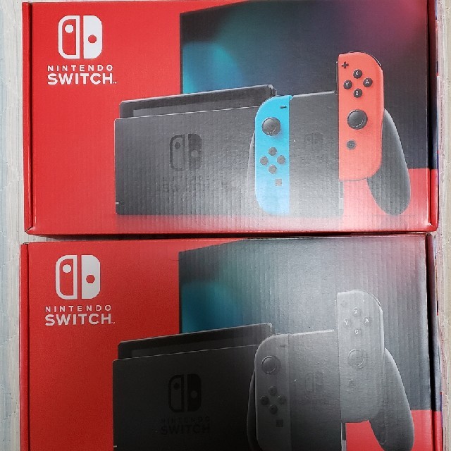 Nintendo Switch - Nintendo Switch ネオン1台　グレー1台　2台セット