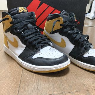 ナイキ(NIKE)のNIKE AIR JORDAN 1 AJ1 YELLOW OCHRE(スニーカー)