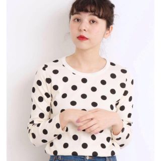 ドットアンドストライプスチャイルドウーマン(Dot&Stripes CHILDWOMAN)の「マチュピチュ様専用」フライスDOTクループルオーバー(カットソー(長袖/七分))