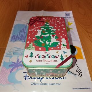 ディズニー(Disney)の未開封☆ディズニー 2019 クリスマス スノースノー クッキー 1缶(菓子/デザート)