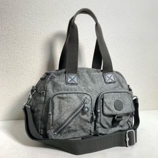 キプリング(kipling)のkipring キプリング 2WAY ショルダーバッグ グレー(ショルダーバッグ)