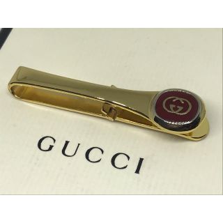 グッチ(Gucci)のGucci ボルドー GCロゴ　グッチ　ゴールド ネクタイピン　タイピン(ネクタイピン)