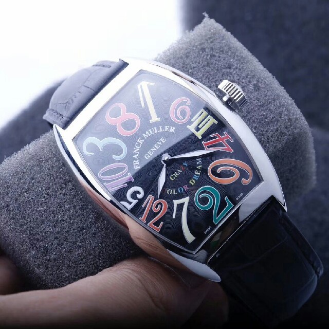FRANCK MULLER - レザーベルト キラキラ メンズ フランクミュラー 腕時計 自動巻きの通販