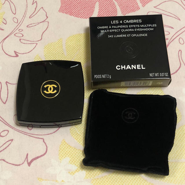 CHANEL(シャネル)のシャネル レ キャトル オンブル 342 ルミエール エ オピュロンス ★ 美品 コスメ/美容のベースメイク/化粧品(アイシャドウ)の商品写真