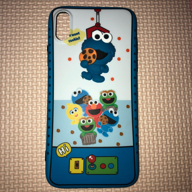 SESAME STREET(セサミストリート)のiPhoneX XSケース★セサミストリート☆クッキーモンスター スマホ/家電/カメラのスマホアクセサリー(iPhoneケース)の商品写真