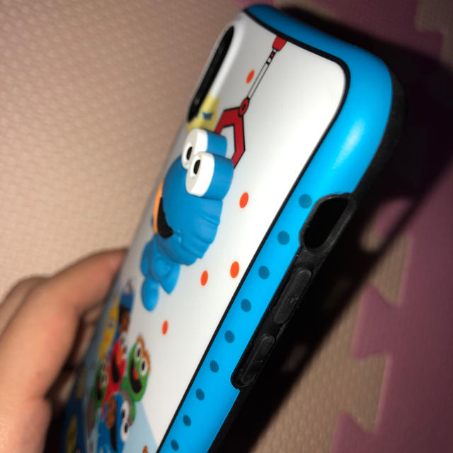 SESAME STREET(セサミストリート)のiPhoneX XSケース★セサミストリート☆クッキーモンスター スマホ/家電/カメラのスマホアクセサリー(iPhoneケース)の商品写真