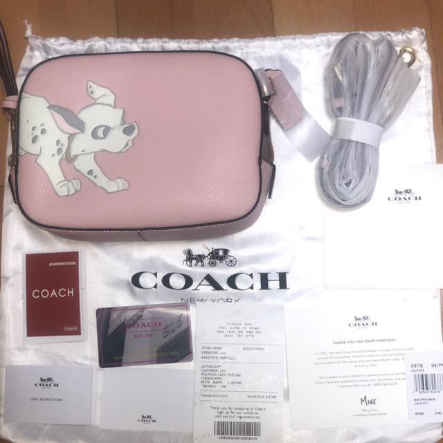 COACH×Disny camerabag with dalmatian